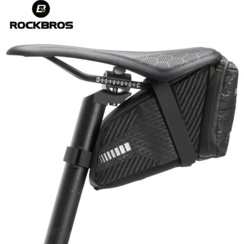 ROCKBROS Bike Saddle Bag Rear Bicycle Bags MTB Pannier Cycling Reflective Back Bike Seat Bag