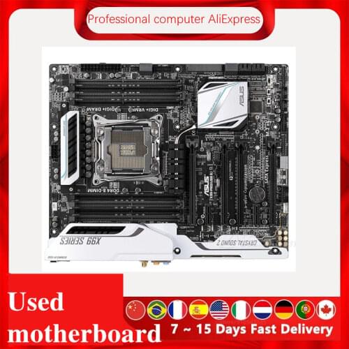 For ASUS X99-PRO/USB3.1 Original Used Desktop X99 X99M 2011 Socket LGA 2011 Core i7 LGA2011 V3 DDR3 Motherboard