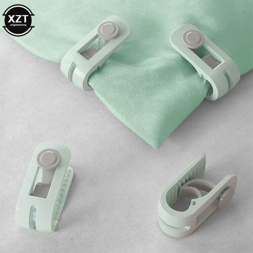 6 Pc/Lot Bed Sheet Retaine Non-slip Quilt Blanket Clip Duvet Quilt Clips Plastic Blankets Fastener Clip Cover Duvet Sheet Fixer