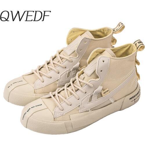 2019 High top sneakers for women canvas shoes autumn vulcanized shoes classic lady shoes womens sneakers Feminino Z4-96