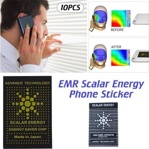 10PCS EMR EMF Energy Anti Radiation Protection Energy Radiation Protection Mobile Phone Stickers Dropshipping