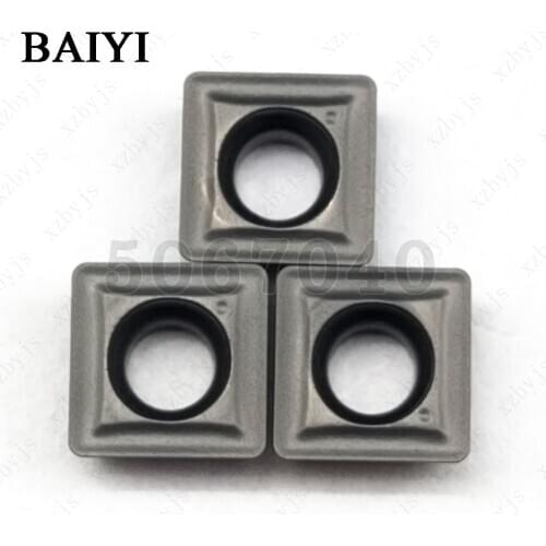 10pcs SPMG050204-TG LF6018 CNC Turning Tools Indexable SPMG050204 U Drill Carbide Insert For Stainless Steel Part