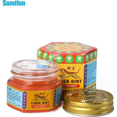 Sumifun 100% Original Red/White Tiger Balm Ointment Muscle Back Neck Pain Relief Arthritis Skin Care Cream