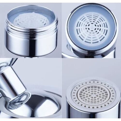 2 Modes Adjustable 360° Swivel Kitchen Tap Head Faucet Water Saving Filter Sprayer Sink Aerator Mixer