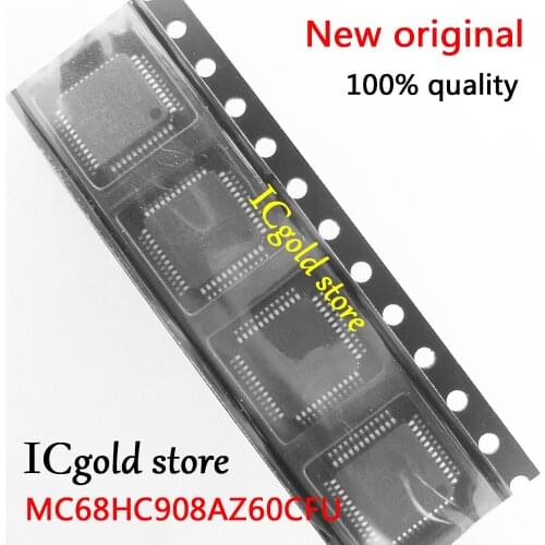 2pcs MC68HC908AZ60CFU 2J74Y MC68HC908AZ60 QFP-64