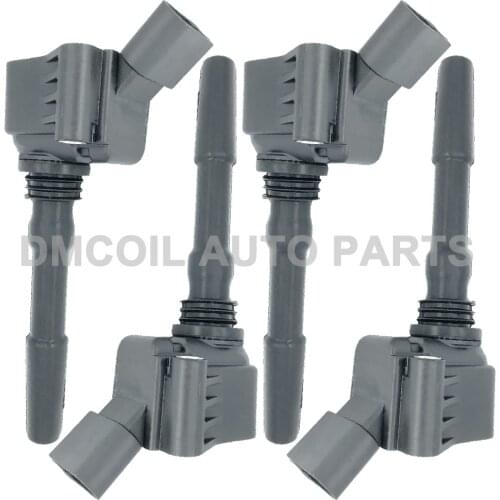4 PCS IGNITION COIL FOR AUDI A1 A3 A4 A5 A6 Q5 TT SEAT LEON SKODA OCTAVIA V-W EOS GOLF VI VII 1.8TFSI 2.0TFSI (2011-) 06K905110K
