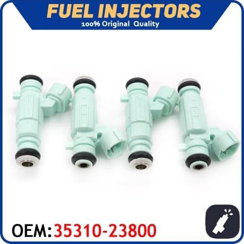 4PCS/lot High Quality Car Fuel Injector Nozzle 35310-23800 For HYUNDAI ELANTRA KIA SOUL SPECTRA 2.0L 3531023800