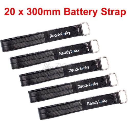 5PCS 10PCS Update 20*300mm Black Magic Camera Lipo Battery Strap Buckle For RC Drone FPV Racing Spare Part Accs