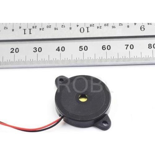 Free Shipping! 2pcs Piezoelectric ceramic buzzer with case and line 23 * 5mm