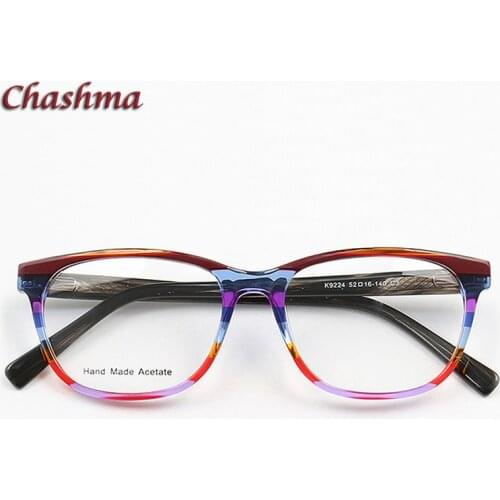 Wood Like Colorful Female Acetate Prescription Glasses Frame Men Progressive Glasses Rim Super Quality Eyewear