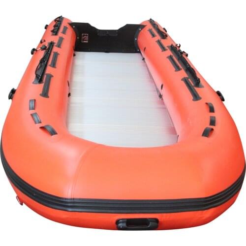 GTS550 12 People Aluminum Floor Dingy Raft Inflatable Boat Fishing