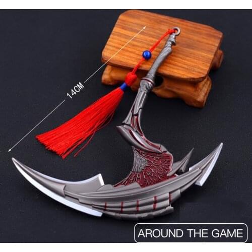 King Of Glory Game Peripheral Limited Skin White And Ferocious All-metal Crafts Ornaments Childrens Toys