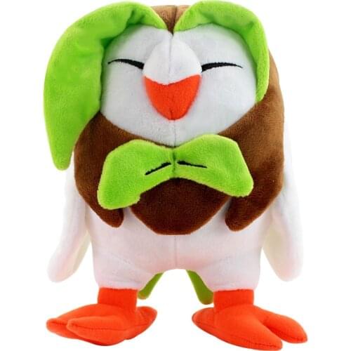 24cm Pokemon Anime Dartrix Figure Stuffed Toys Plush Plushie Throw Pillow Soft Ornament Cute Doll Boys Gifts For Kids