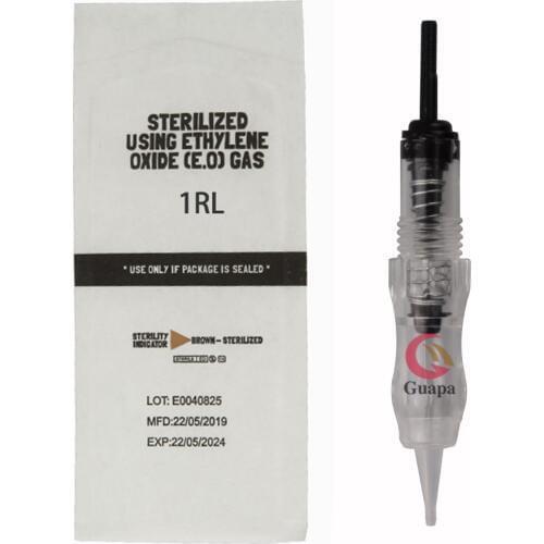 20Pcs Screw Cartridges Needles Tattoo 1R/3R/5R/5F/7F Permanent Makeup Machine Needles Professional Needles for Specify Machine