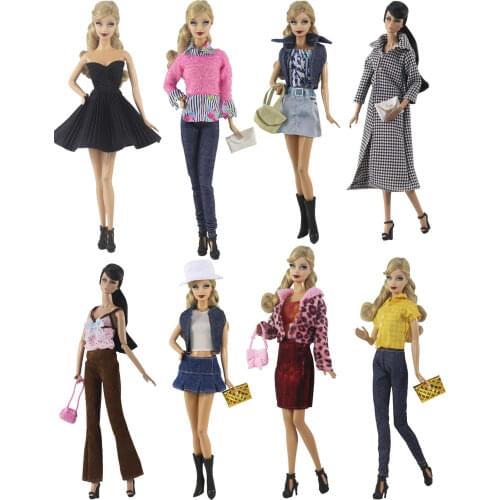 1 Set Doll Clothes 1:6 Scale Dress Outfit for 11.5 inch 30cm Doll Many Style for Choice Gifts for girls doll accessories #5