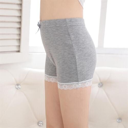 Summer Kids Girl Safety Pants Casual Baby Cotton Underwear Children Short Lace Leggings Girls Elastic Mid Waist Trousers 3-10T