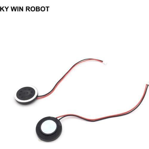 2pcs New Electronic dog GPS navigation speaker plate 8R 1W 8ohm 1W Diameter 20MM 2CM with 1.25mm terminal wire length 10CM