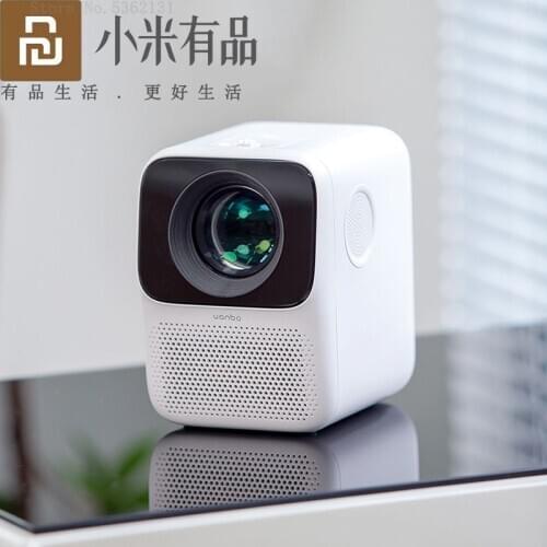 Youpin Wanbo LCD Projector T2 Free 150ANS Lumens Mini LED Projector 1080P Vertical Keystone Correction Portable Home Theater