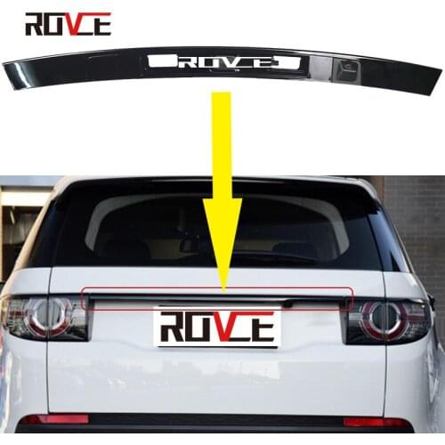 ROVCE Tailgate Trim Rear Door Cover Molding Trim Back Door Trim For DISCOVERY SPORT LR096558-B Car Accessories