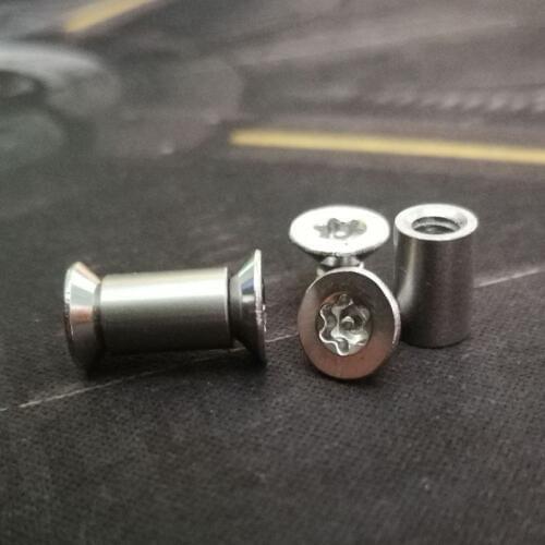 0.57"x0.2"(14.5mm x 6mm) stainless steel Knife Handle TORX Screws Suitable for 6mm hole No609