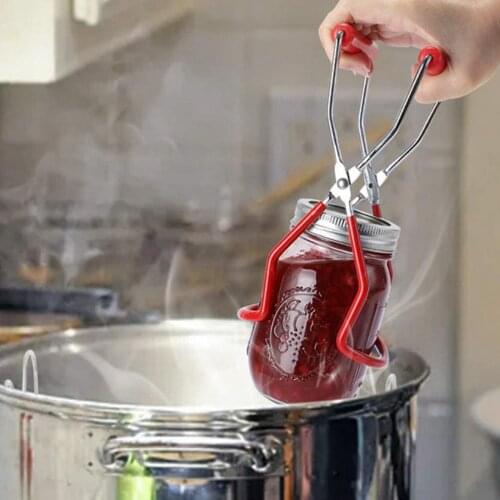 Canning Jar Lifter Tongs, Stainless Steel Jar Lifter, Anti-Slip Anti-scald
