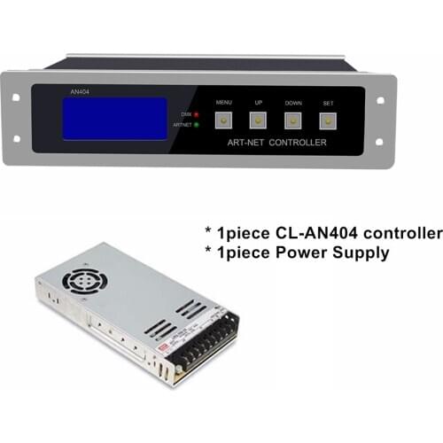 1Piece RGB RGBW ArtNet DMX512 LED Controller with POWER Supply for Led Strip stage lighting