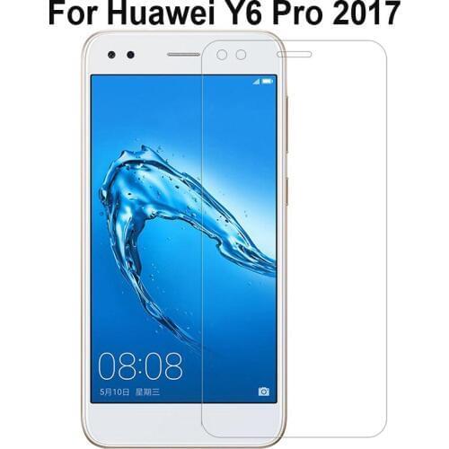 Tempered Glass For Huawei Y6 Pro 2017 Screen Protector Film Glass For Huawei Y6Pro 2017 Tough Protection Glass Cover