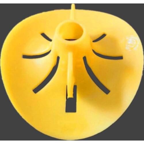 YYSD 10PCS Reusable Yellow Plastic Bee Catcher Flower Shaped Flying Insects Funnel Wasp Trap Pest Control Killer Graden Kit