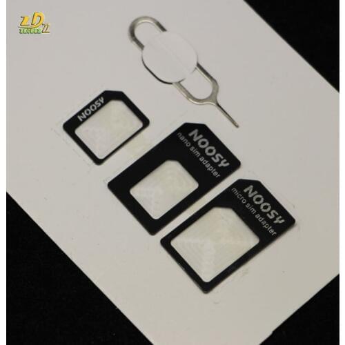 4in1 Nano Sim Card Adapter/Micro Sim cards adapter/Standard SIM Card Adapter adaptor + Eject pin For Iphone samsung 1000sets/lot