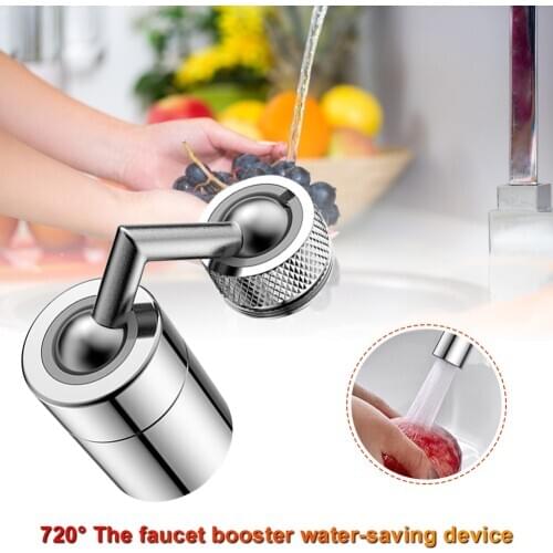 Saving Water Kitchen Faucet 720 Degree Kitchen Sink Aerator Brass Water Tap Bathroom Filter Nozzle Foamer Tools Accessories