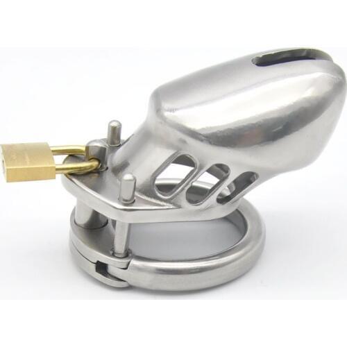 Free shipping!!!Male Chastity Device Cock Cage Real Stainless steel Small CB6000 S chastity Belt Drop shipping