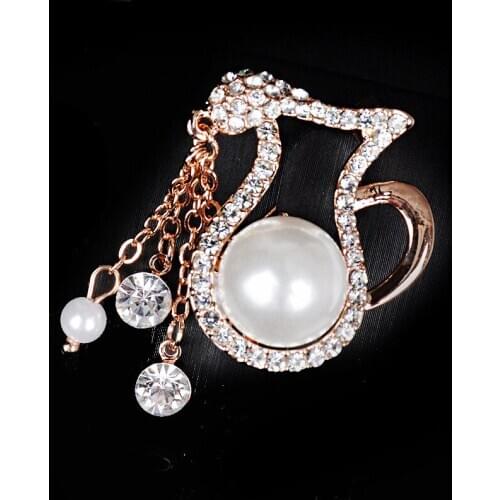 Christmas Fine pearl Jewelry Brooches for Women 925 Silver Party Luxury Brooch Jewelry Trendy Christmas Party Brooches Unisex