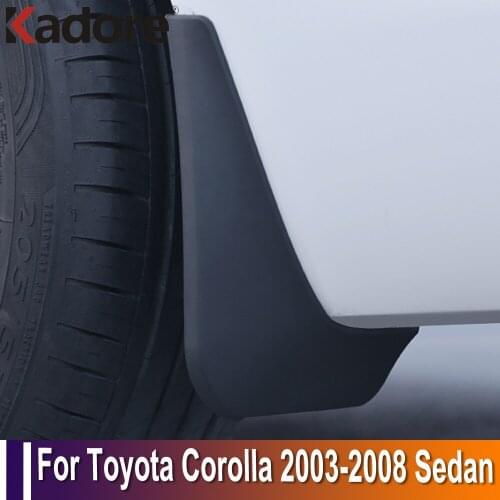 For Toyota Corolla 2003 2004 2005 2006 2007 2008 Sedan Car Mud Flaps Mudflaps Splash Guards Mud Flap Mudguards Fender