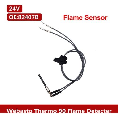 Parking Heater Ceramic Pin Ignitors Flame Sensor Dectors 82407B For Webasto Thermo 90 24V Engine Night Heaters