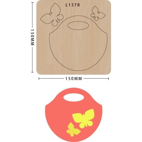 Wood Moulds Die Cut Scrapbook Diy Cute Bag Handmade Crafts Making Decor Supplies Dies Template