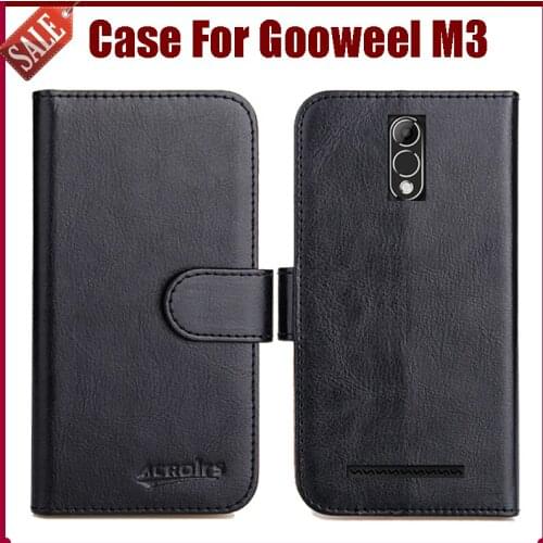 Gooweel M3 Case New Arrival 6 Colors High Quality Flip Leather Protective Cover For Gooweel M3 Case Phone Bag