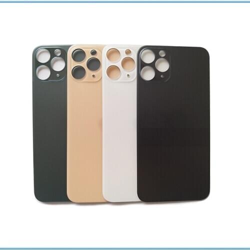 Best Big Hole Phone Battery Back Housing Rear Glass Cover For iPhone 11 pro 11Pro max Rear Housing Replacement / Easy Change