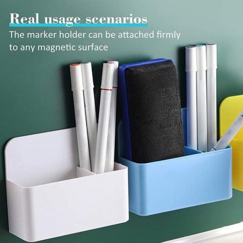 Soft Magnetic Whiteboard Storage Box Dry Erase Markers Teaching Practice Writing Memo Pad Magnet Board Fridge Stickers