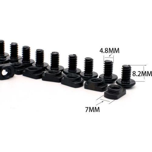 10 Pack M-Lok Screw and Nut Replacement Set for Rail Sections - with Wrench
