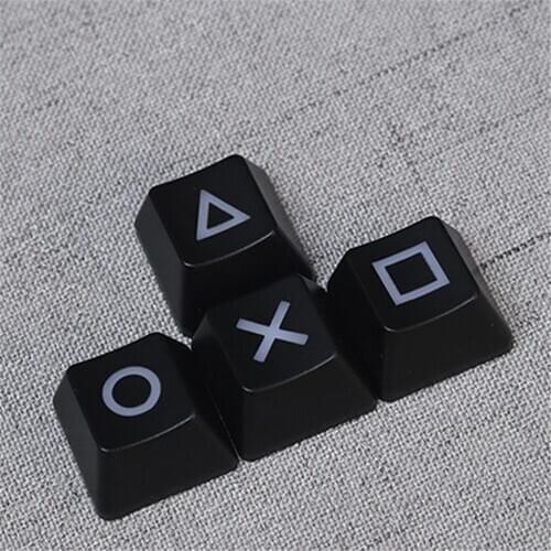 Direction Key Caps Repair Kits for PSP for PS4 Replacement Mechanical Keyboard Keycaps Shine-Through Arrow Direction Key Cap