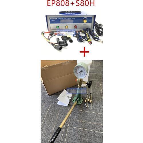 New Coming ! EP808 Bluetooth Common Rail Injector Tester Multifunction Diesel Injector Tools Plus S60H Nozzle Validator