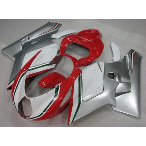 Motorcycle Fairing for MV AGUSTA F4 1000 CC 2005 - 2006 Silvery White Red Full Body Kits 05 Plastic Fairings 05