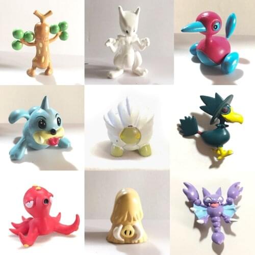 Pokemon Action Figure Collectible Old Version Doll Piloswine Murkrow Seel Sudowoodo Octillery Model Toy Kids Gifts