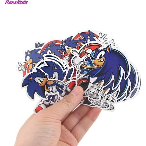 R1404 Ransitute 12pcs/set Anime Scrapbooking Stickers For Guitar Laptop Luggage Graffiti Bike Sticker