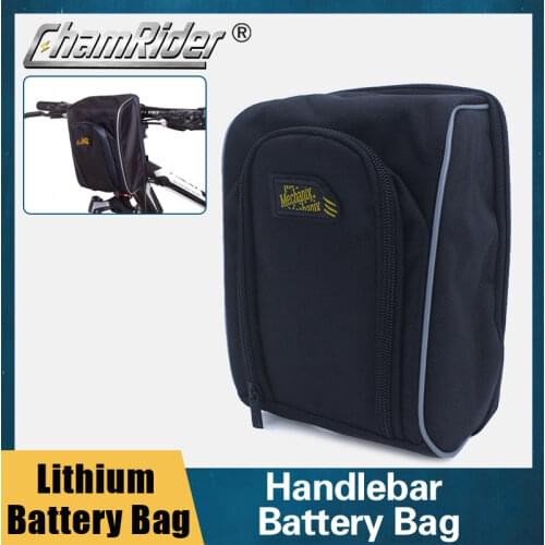 Handlebar Battery Bag Front Bag For Electirc Bicycle lithium battery Bag Bicycle bag For Folding Bike Mountain bike
