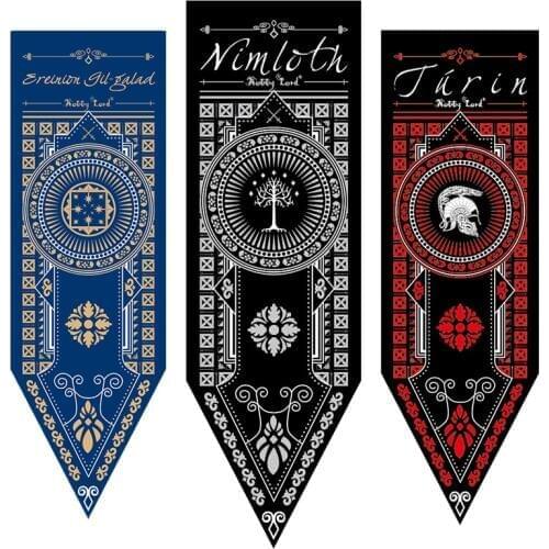 Home Decor White Tree of Gondor Silmarillion Turin Turambar Gil-galad Flag LORs Banners decoration flag Party gifts