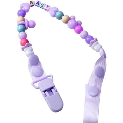 Vintage Nursing Teether Baby Pacifier Chain Clip Holder Dummy Soother Nipple Leash Strap Child Pacifier Clip Soother Holder