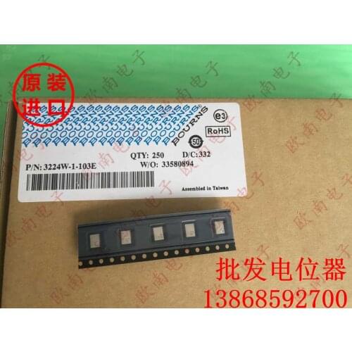 [VK] United States imported 3224W chip multi-turn precision potentiometer 3224W-1-103E switch