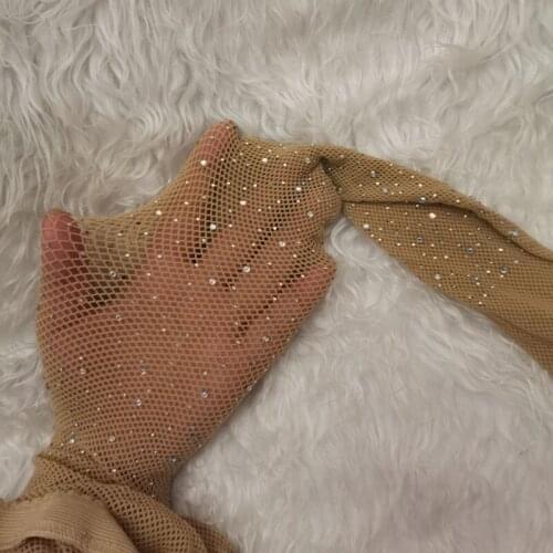 Women Sexy Stockings Tights Rhinestone Mesh Fishnet Pantyhose Plus Size Bling Female Tights Hosiery Meias Collant Femme