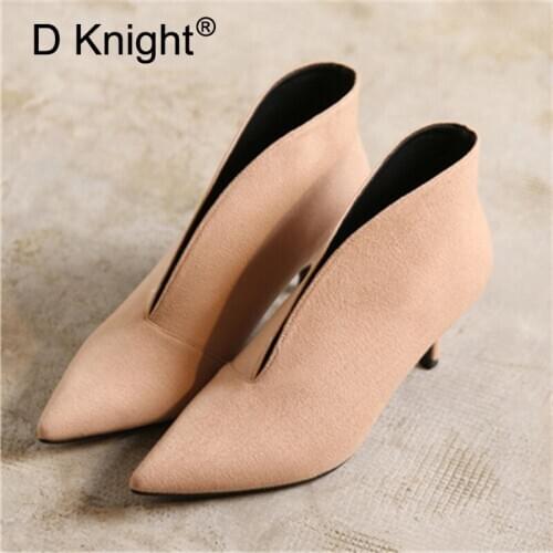 2020 Summer Spring New Pumps Woman Shoes Patent Leather Ladies Thin High Heel Shoes Sexy V-Mouth Stilettos Single Shoes Big Size